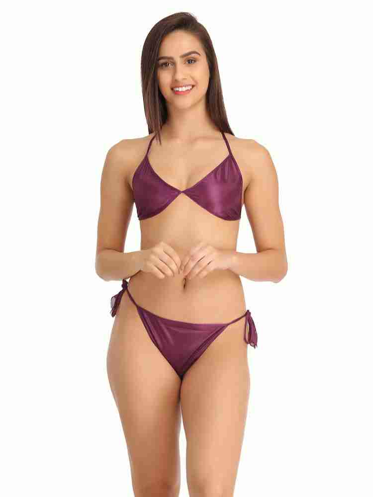 ClodeEU Women'S One-Piece Bra Everyday Underwear Strapless Polishing Bra  Bandeau (Purple XXXL) 