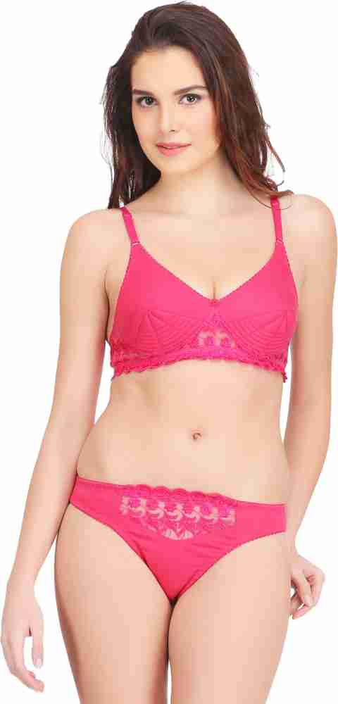 URBAANO Lingerie Set - Buy Pink URBAANO Lingerie Set Online at