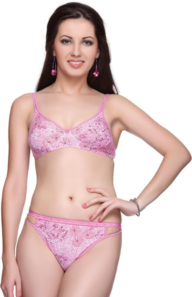Buy Vanila- Sweety Bra Panty Set- Pink color Online @ ₹140 from ShopClues