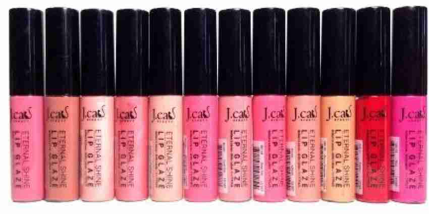 J.cat Beauty Eternal Shine Lip Gloss Set - Set of 36 Shades with