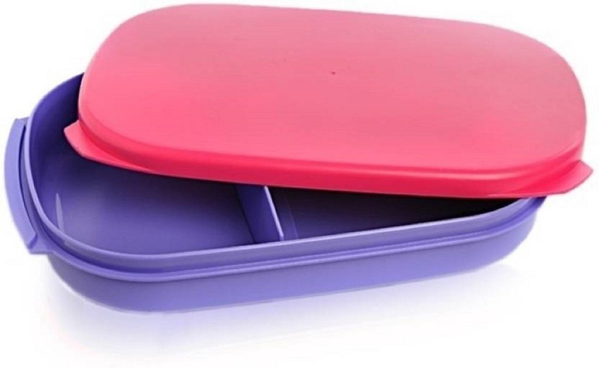 NEW Tupperware Lunch Set 750ml Bottle Lunch Box Snack Containers Purple or  Blue