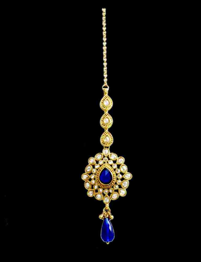 Maang tikka hot sale gold colour