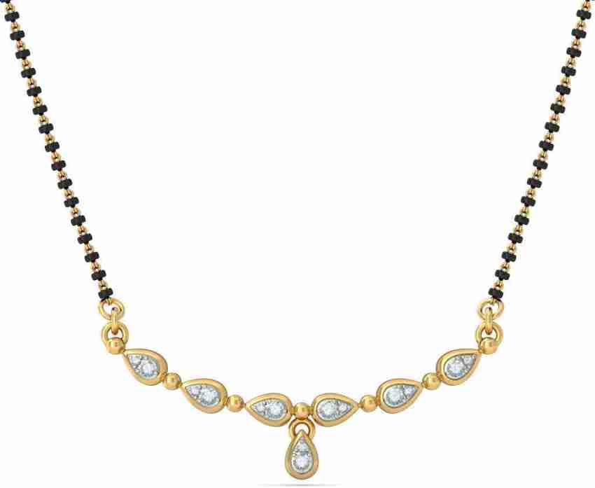 Bluestone hot sale diamond mangalsutra