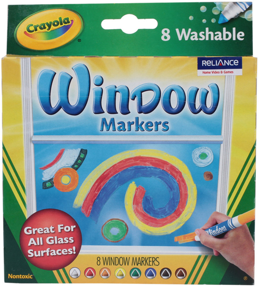 Flipkart CRAYOLA Washable Window Markers 8 Colors