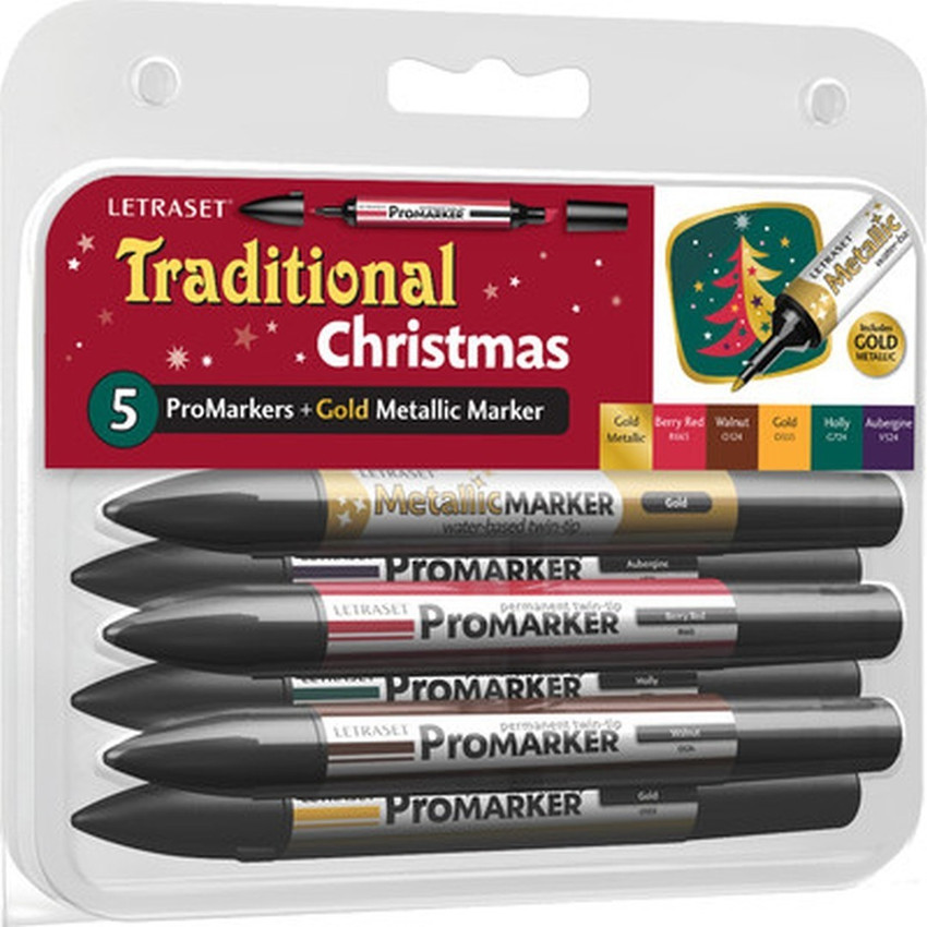 Flipkart LETRASET ProMarker Dual Tip Nib Sketch Pens with