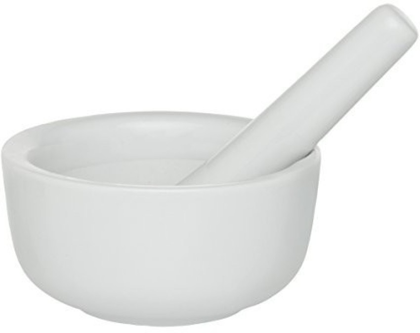 HIC Kitchen Mortar and Pestle for Grinding Spices and Herbs and Crushing  Pills, Fine-Quality Porcelain