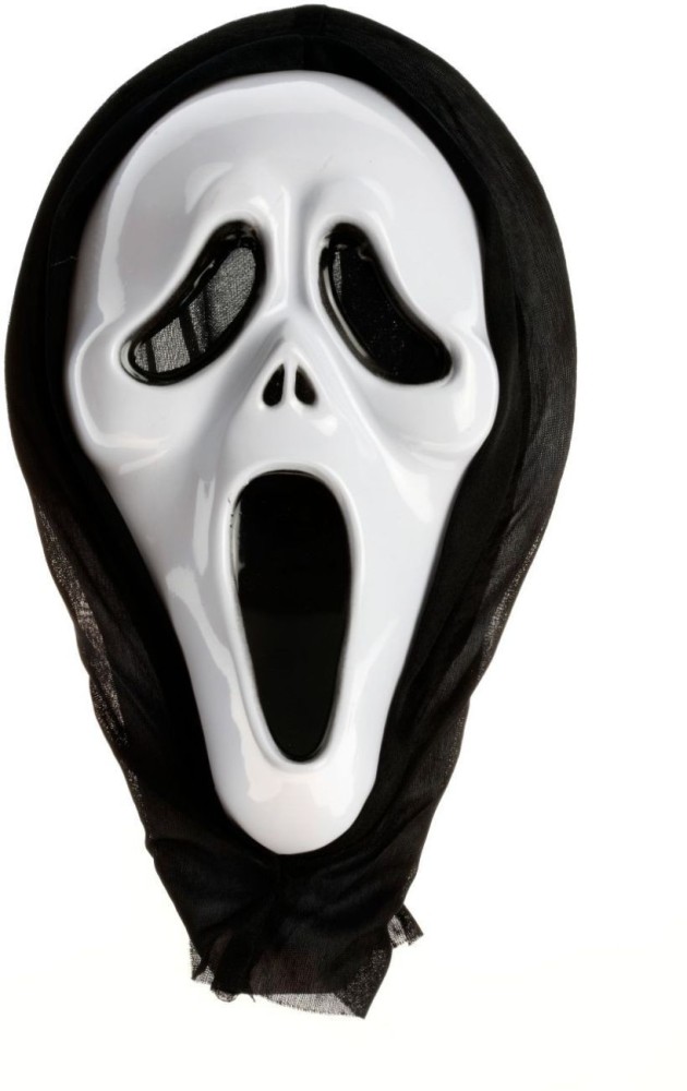 Mohini Creations HALLOWEEN WHITE SCARY PARTY GHOST MASK TYPE 03