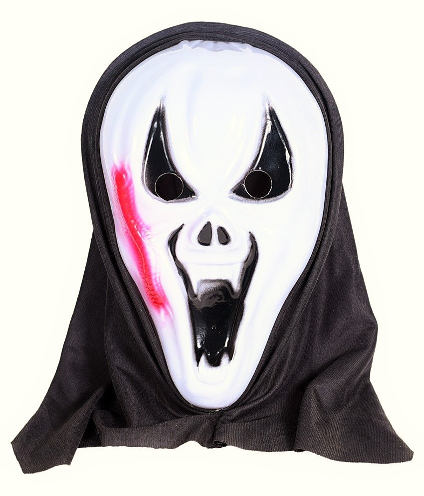 Mohini Creations HALLOWEEN WHITE SCARY PARTY GHOST MASK TYPE 01