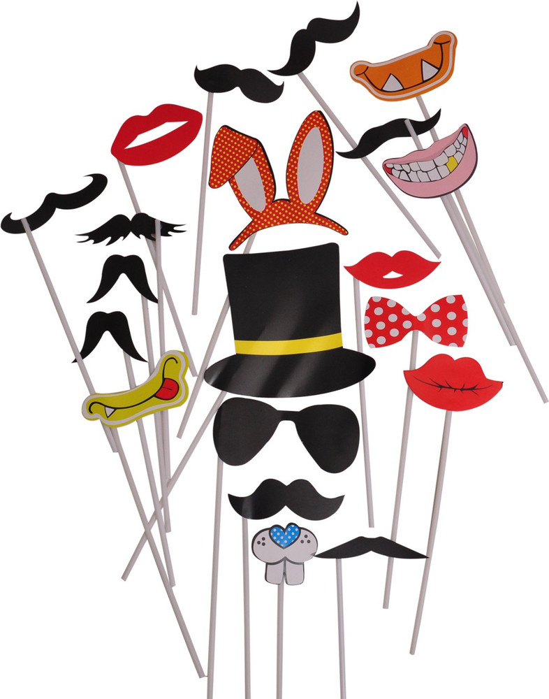 Photo booth props online india discount