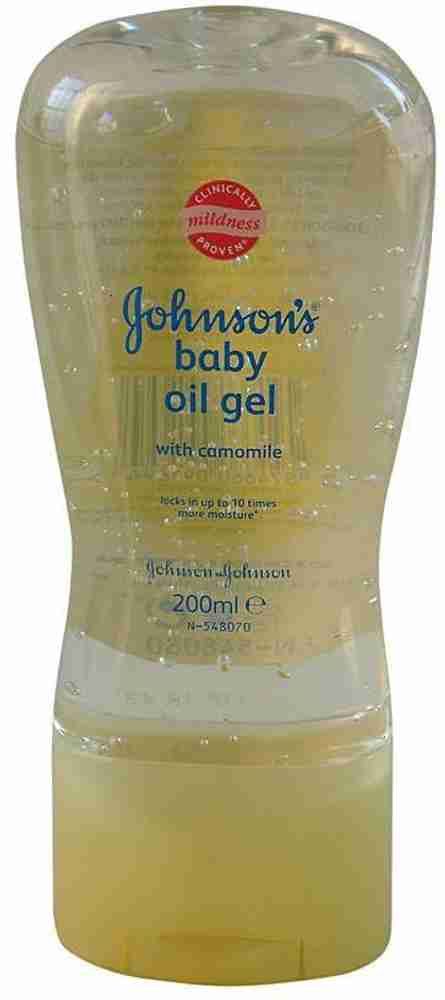 Johnsons baby oil gel with cheap camomile 200ml