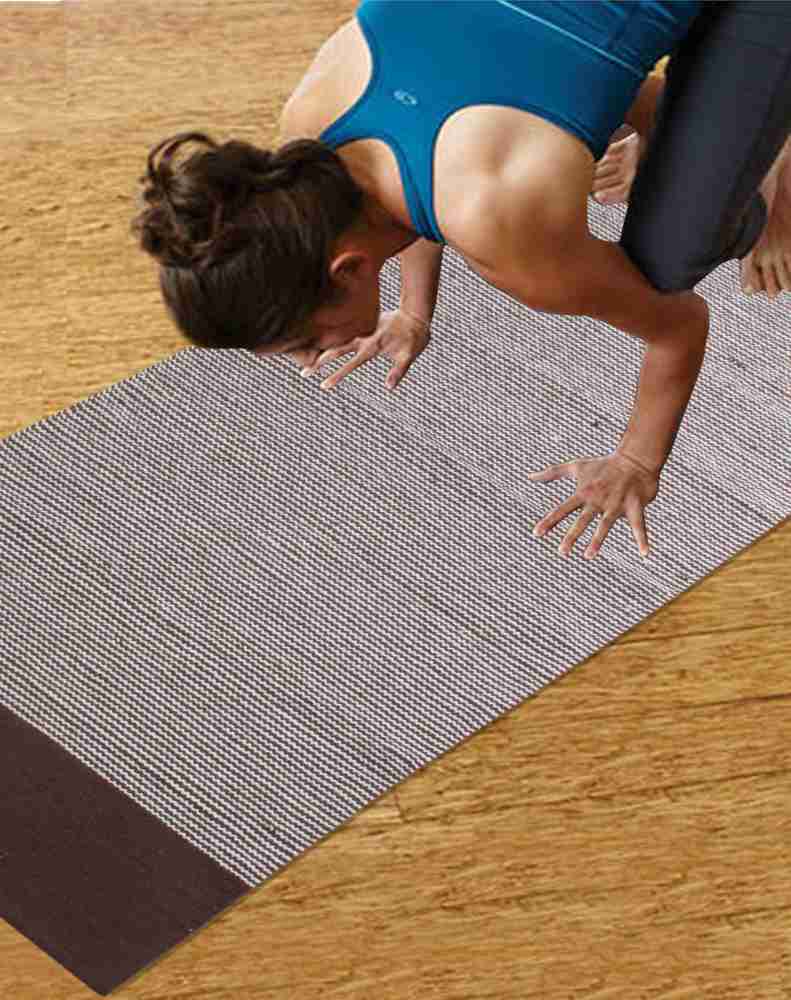 Saral Home Premium Quality Cotton Yoga Exercise Mat 70X170 Cm