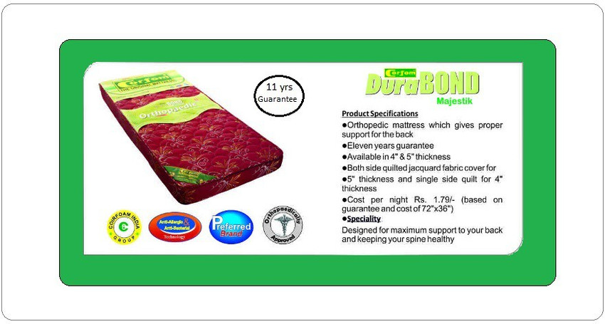 Corfom orthopedic sales mattress price