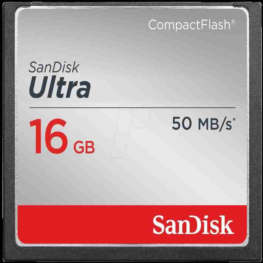 SanDisk Ultra 16 GB Compact Flash Class 10 50 MB S Memory Card