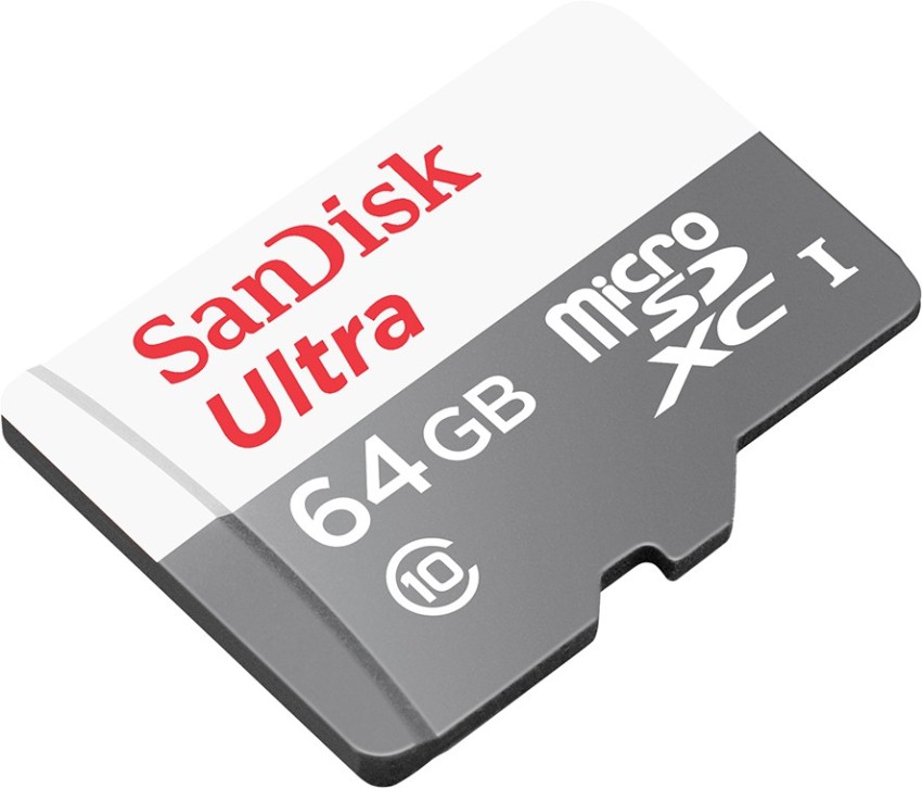 SanDisk Tarjeta de memoria Ultra SDXC UHS-I de 64 GB, 120 MB/s, C10, U1,  Full HD, tarjeta SD - SDSDUN4-064G-GN6IN