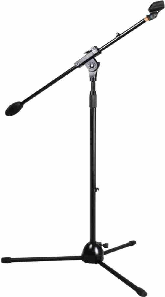 Microphone stand with speaker clearance