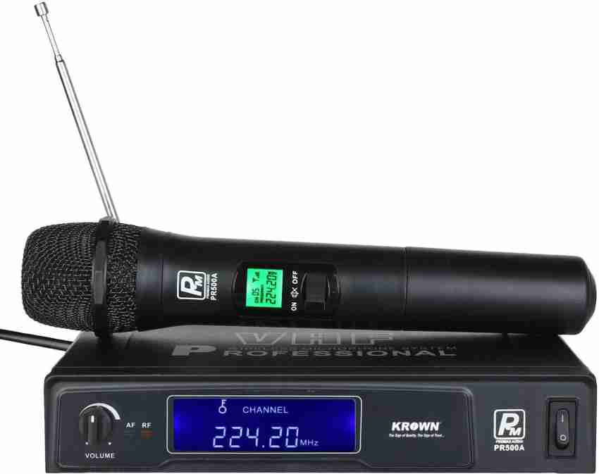 KROWN VHF Series Professional Wireless Microphone with Digital