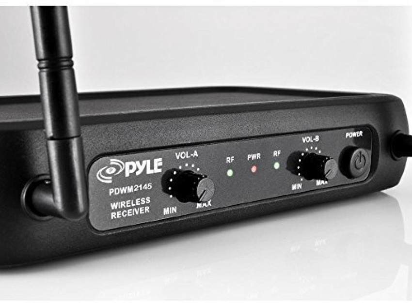 PYLE PDWM2145 VHF Wireless Microphone System 2 Headset Lavalier