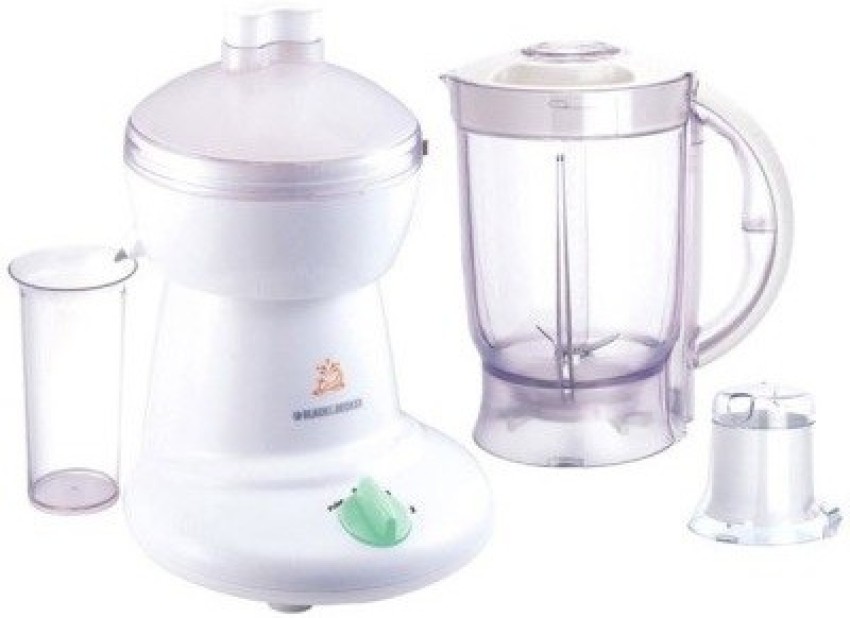 Black Decker JBG60 600 W Juicer Mixer Grinder 2 Jars Ivory