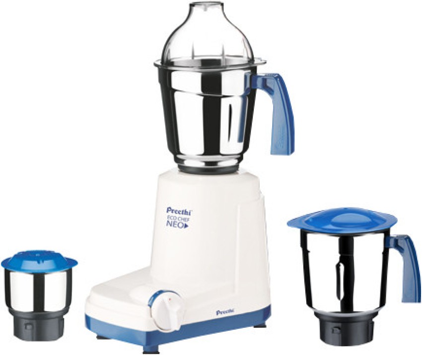 Buy Preethi Eco Chef MG-159, 600W, 3 Jar Mixer Grinder, White Online at  Best Prices in India - JioMart.