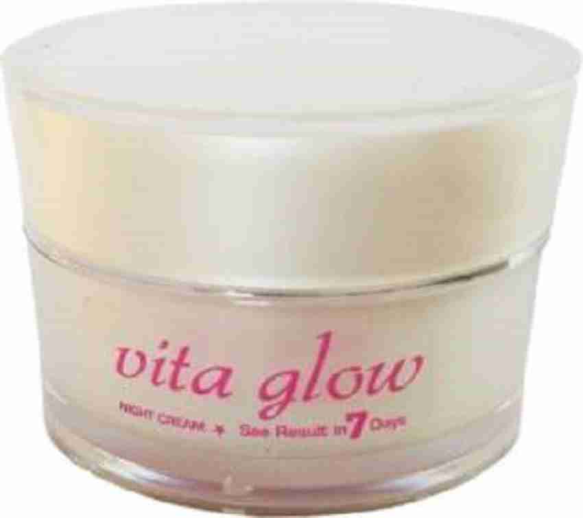 vita glow 100 Skin Whitening Fairness Night Cream Price in