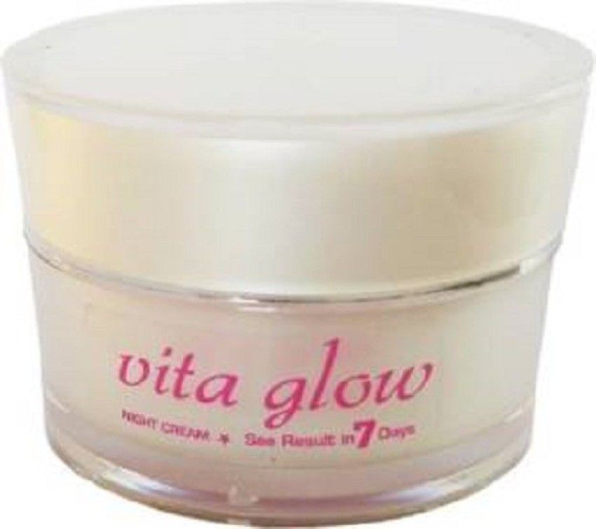 vita glow 100 Skin Whitening Fairness Night Cream Price in