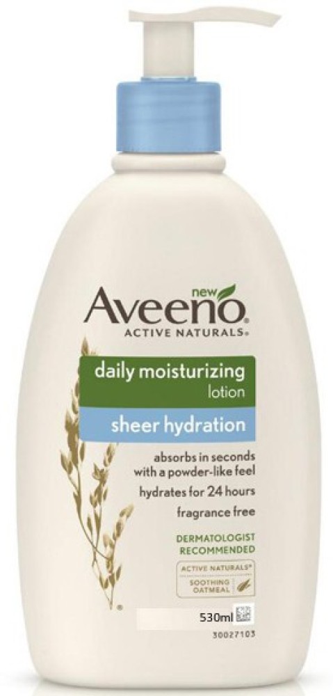 Aveeno Daily Moisturizing Lotion Sheer Hydration - Price in India, Buy  Aveeno Daily Moisturizing Lotion Sheer Hydration Online In India, Reviews,  Ratings & Features