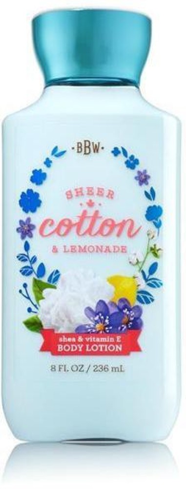 BATH & BODY WORKS Sheer Cotton & Lemonade Body Lotion - 236ml (8oz