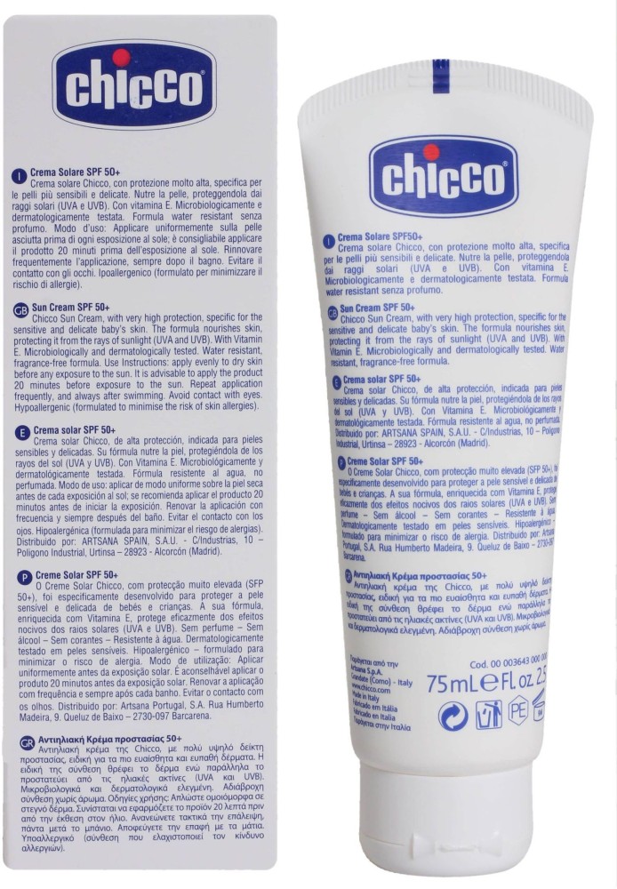 Chicco Baby Moments Sun Cream - Price in India, Buy Chicco Baby Moments Sun  Cream Online In India, Reviews, Ratings & Features