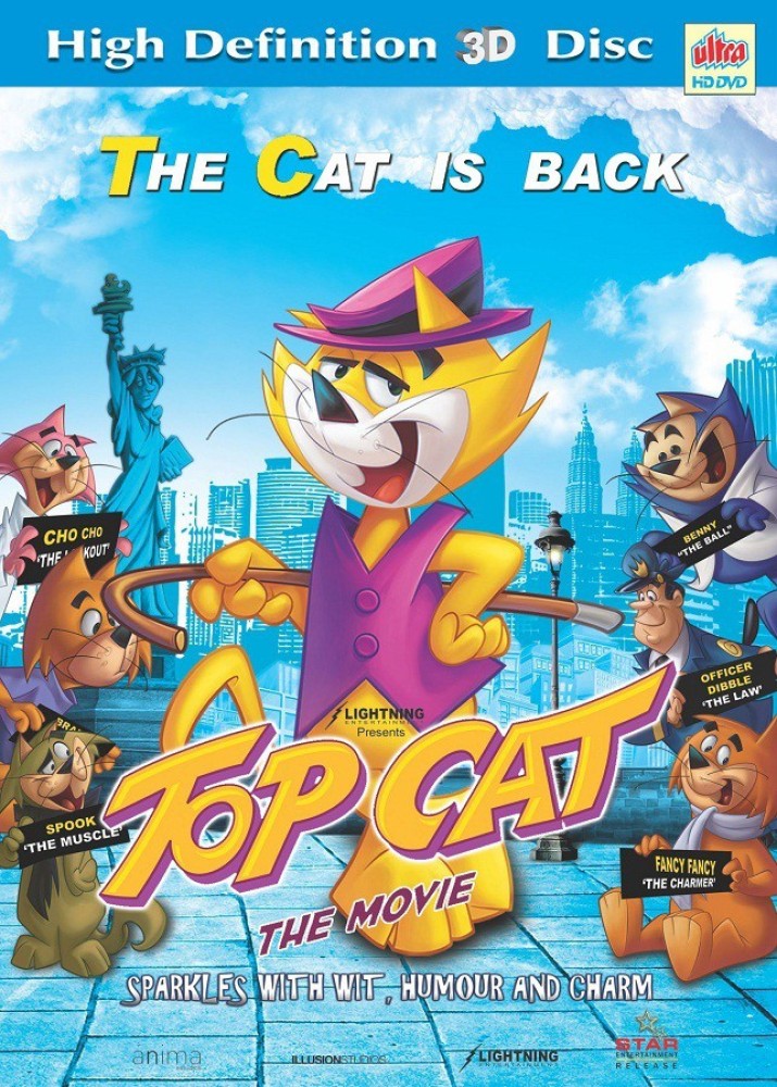 Top Cat The Cat Is Back 3D Price in India Buy Top Cat The