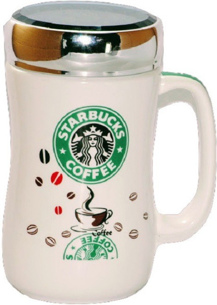 Volik Starbucks With Trey & Spoon Ceramic Coffee Mug Price in India - Buy  Volik Starbucks With Trey & Spoon Ceramic Coffee Mug online at