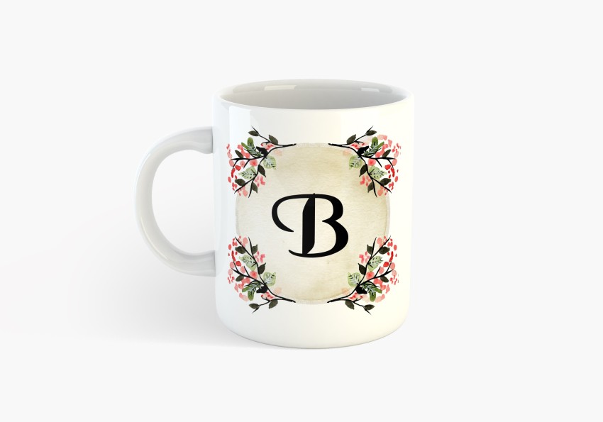 Deeher Gifts 'B' Name Initials- Ceramic Coffee Mug Price in India - Buy Deeher  Gifts 'B' Name Initials- Ceramic Coffee Mug online at