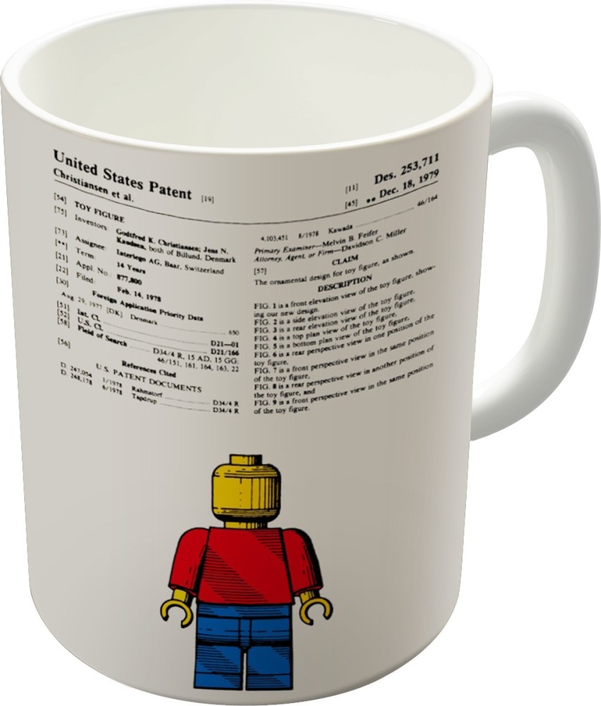 Ceramic Lego Head Mug