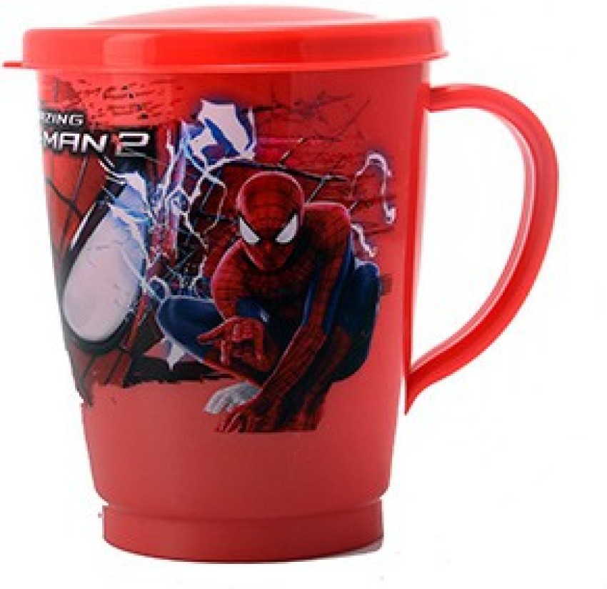 Nihanshi Spider Man Cartoon Character For Kids, Milk Drinking Cup For Kids.  Birthday Return Gifts For Kids Plastic Coffee (200 ml) Plastic Coffee Mug  Price in India - Buy Nihanshi Spider Man