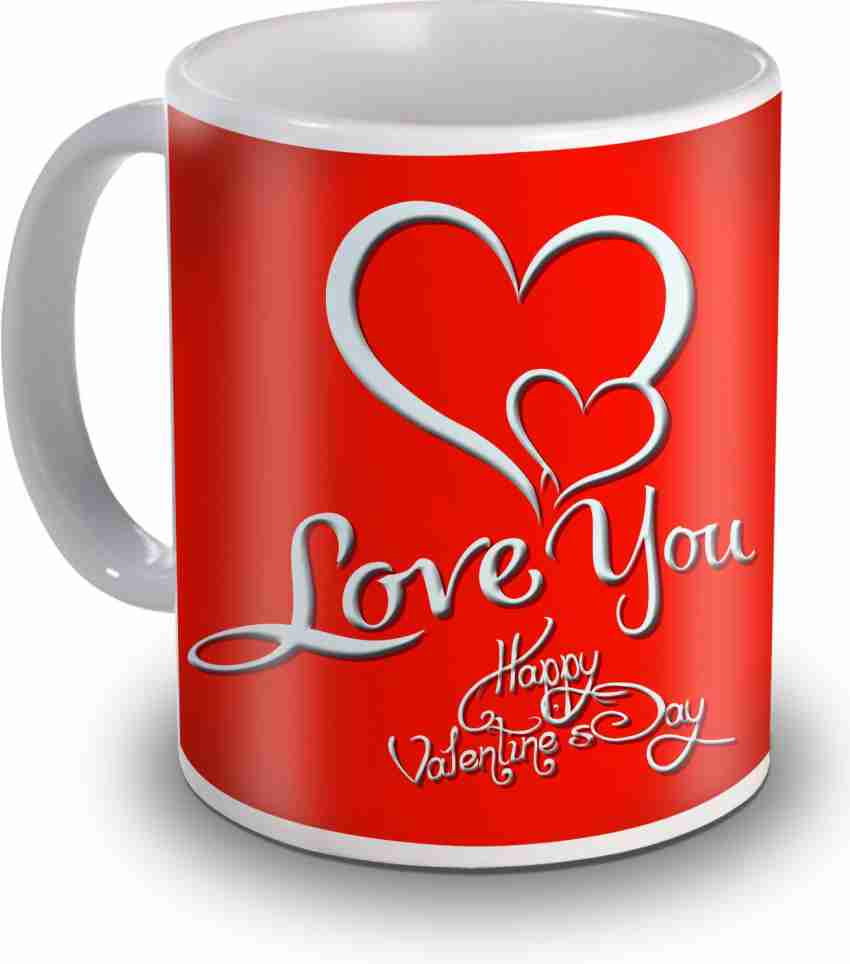 Cute Love You Waffle Heart Valentines Day Gift Coffee Mug – Most Toasty