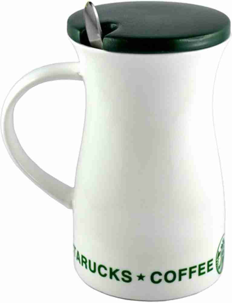 Volik Starbucks With Trey & Spoon Ceramic Coffee Mug Price in India - Buy  Volik Starbucks With Trey & Spoon Ceramic Coffee Mug online at