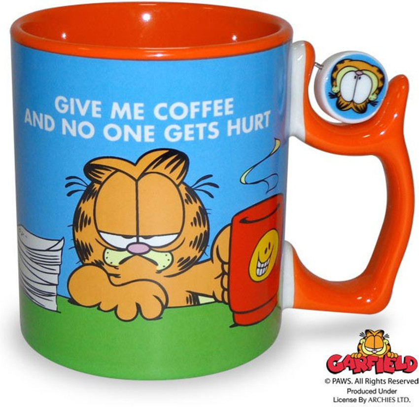 Funko garfield with 2025 mug