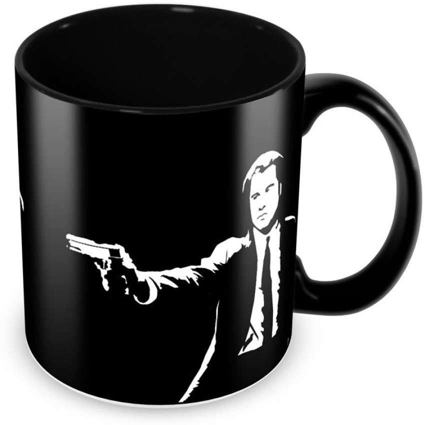 Tuelip Stylish Pulp Fiction Printed Full Black Tea And Coffee Ceramic Coffee  Mug Price in India - Buy Tuelip Stylish Pulp Fiction Printed Full Black Tea  And Coffee Ceramic Coffee Mug online at