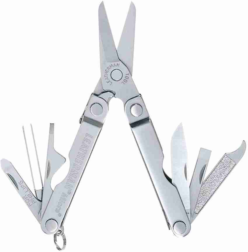 Leatherman Stainless Steel Micra Multi-Tool, Red (Leatherman 64330101K)