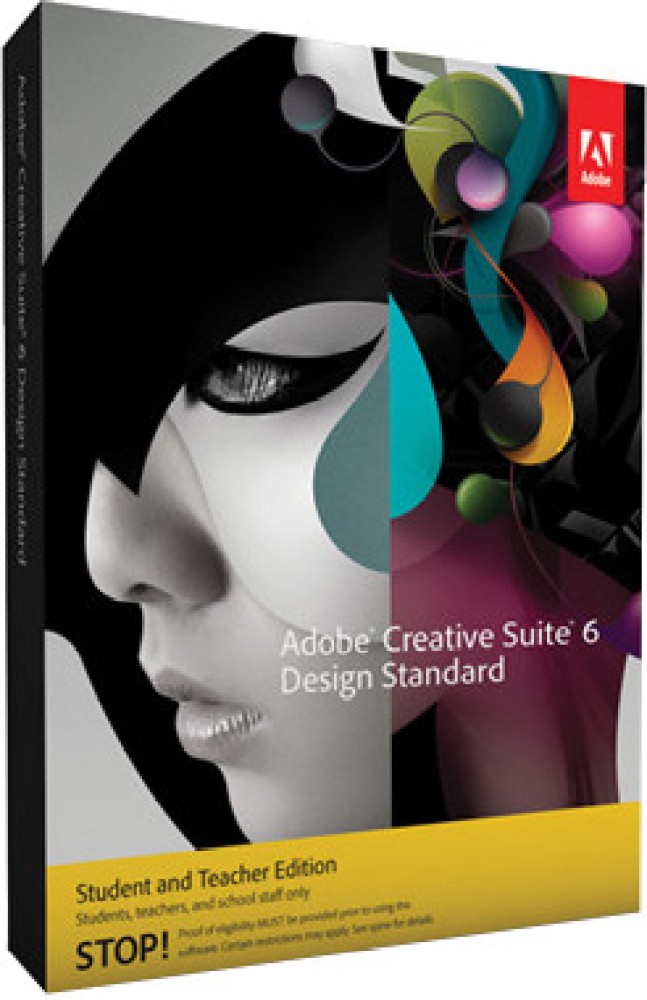 Adobe Design Standard CS6 for Mac Student Teacher Edition Price in India -  Buy Adobe Design Standard CS6 for Mac Student Teacher Edition online at  Flipkart.com