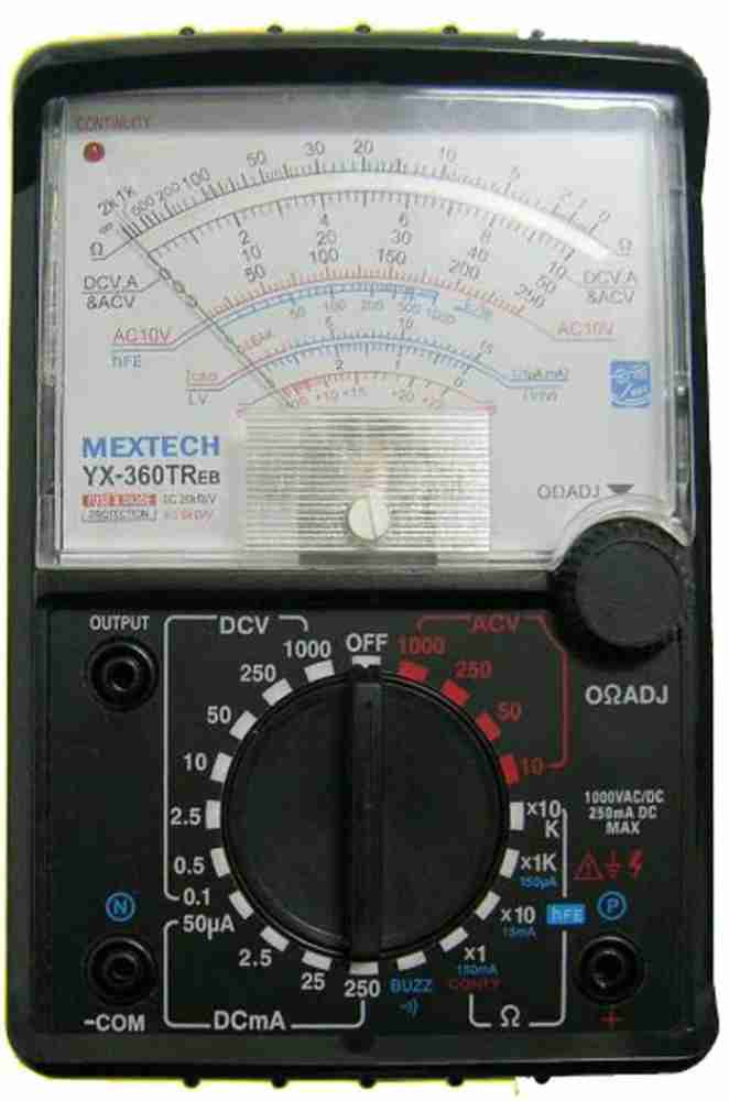 Mextech YX360TR Analog Multimeter Price in India - Buy Mextech