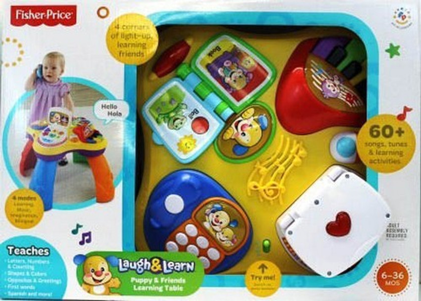 Fisher price laugh and learn puppy table hotsell
