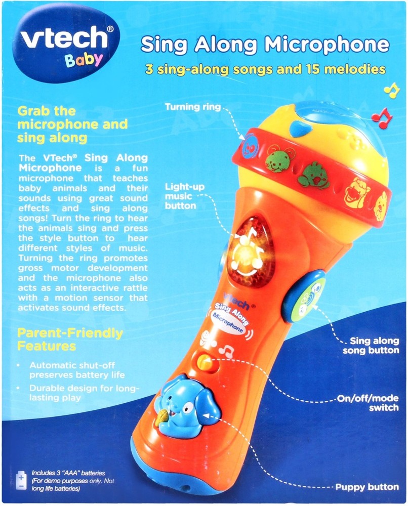 VTECH Sing Along Microphone - Sing Along Microphone . shop for VTECH  products in India. Toys for 1 - 3 Years Kids.