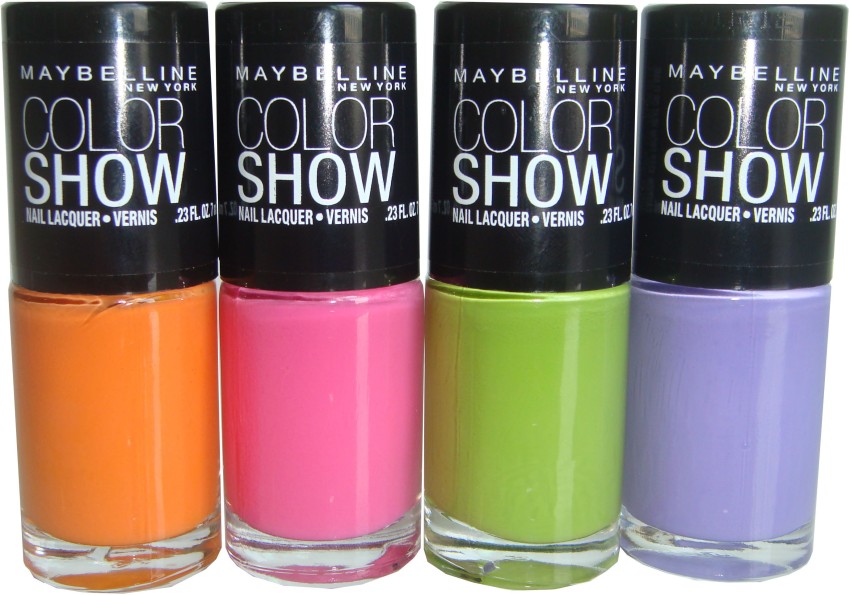 Buy MAYBELLINE Color Show Nail Paint - Feisty Fuschia - 6 ml | Shoppers Stop