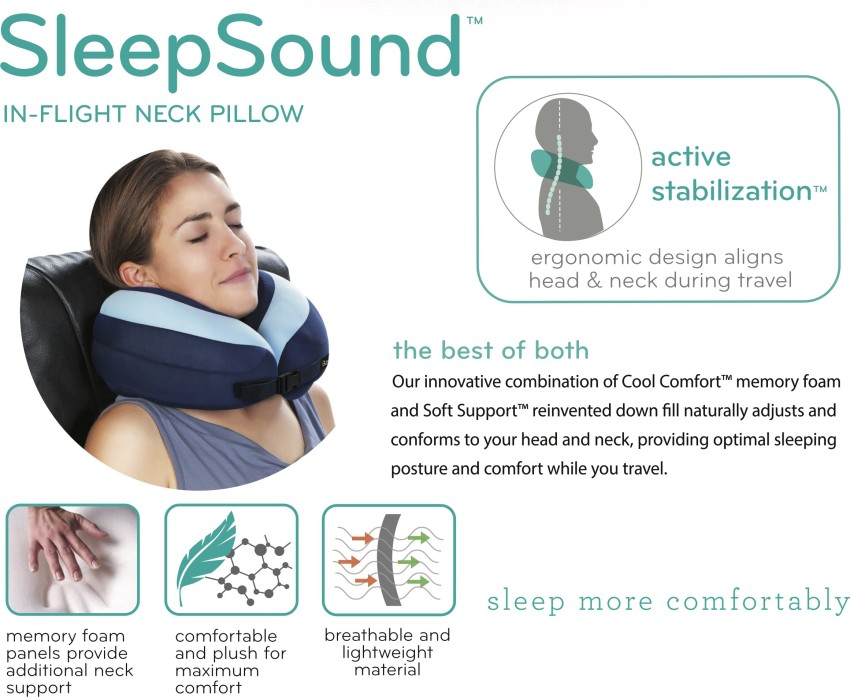 BackJoy SleepSound In-Flight Pillow