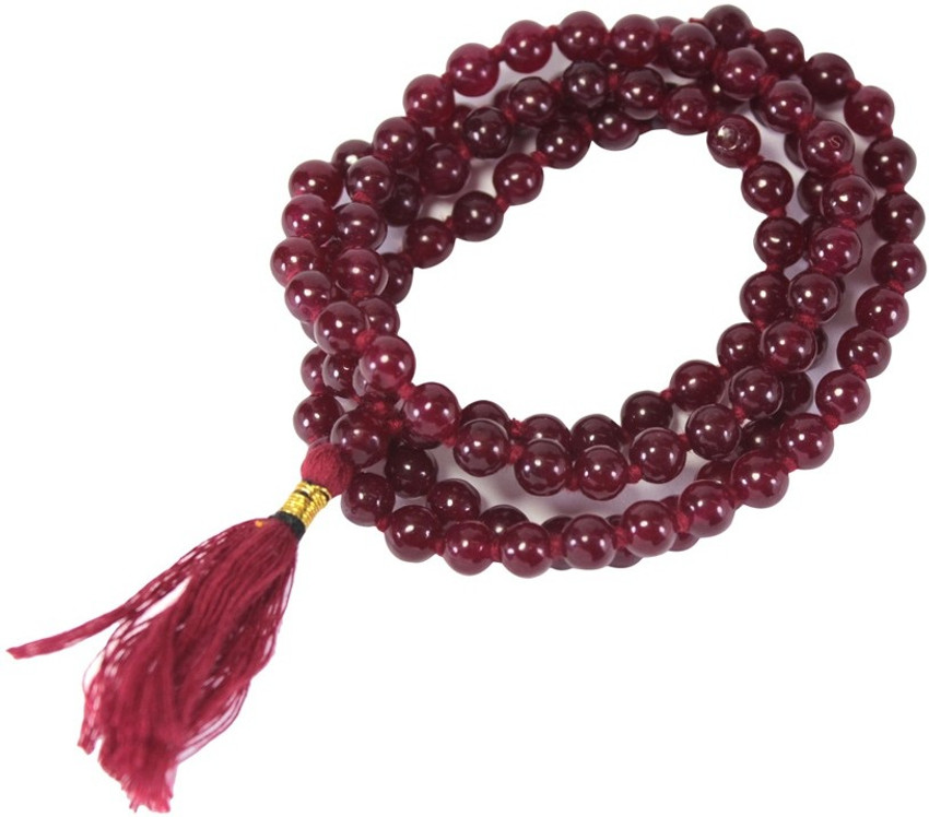 Narayan Religious Shopee Lal Hakik Mala Red Agate Rosary Agate
