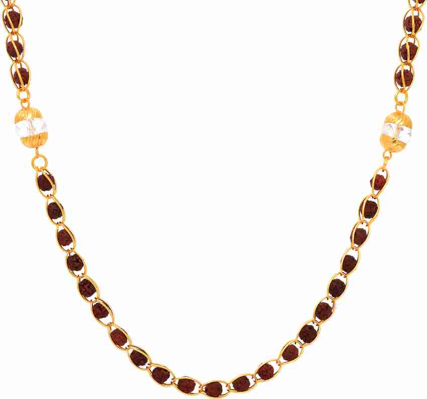 Spatika gold clearance chain