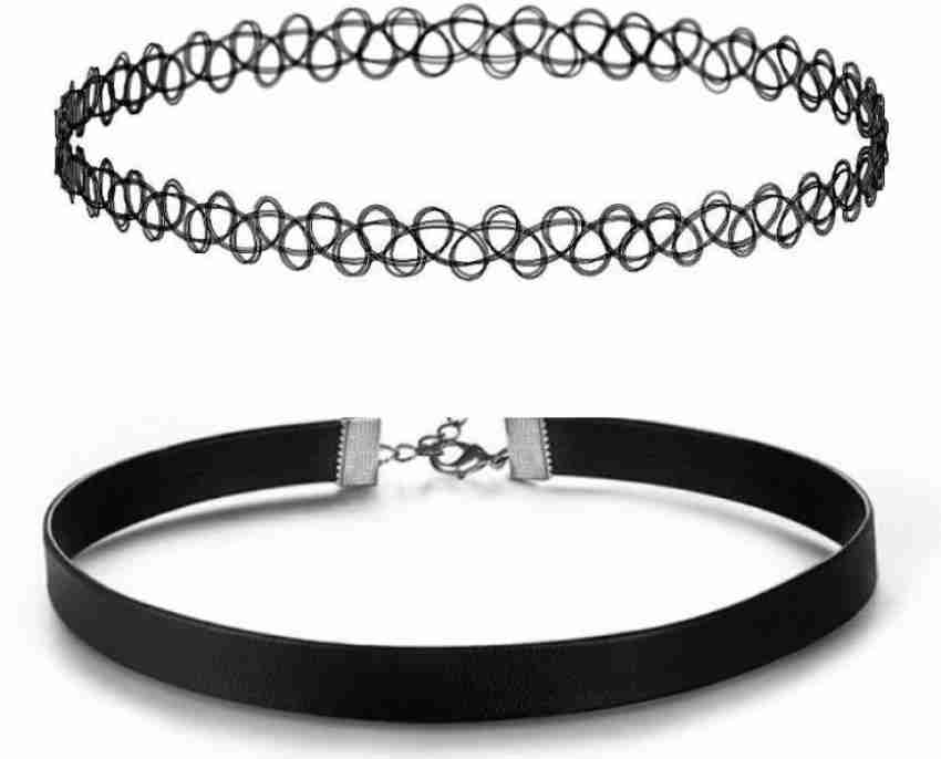 bijoux Combo of Fake tattoo Choker and Velvet Choker Fabric, Plastic Choker  Price in India - Buy bijoux Combo of Fake tattoo Choker and Velvet Choker  Fabric, Plastic Choker Online at Best