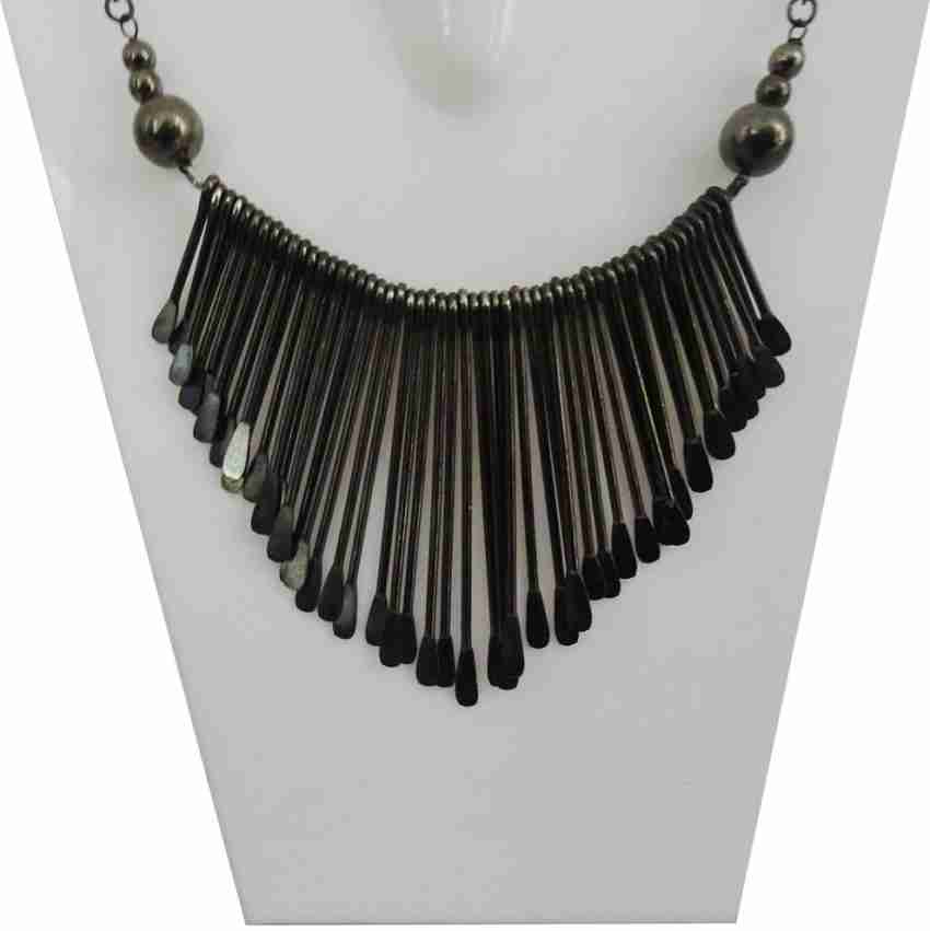 Metal necklace hot sale