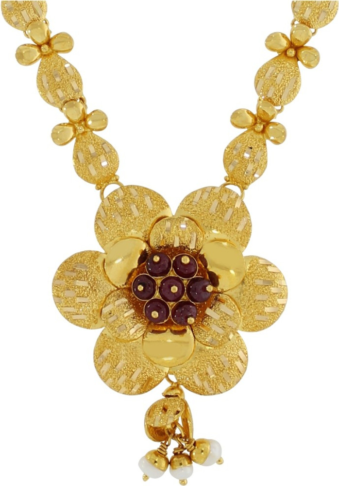 Kalyan Jewellers Gold Necklace Price in India Buy Kalyan Jewellers Gold Necklace online at Flipkart