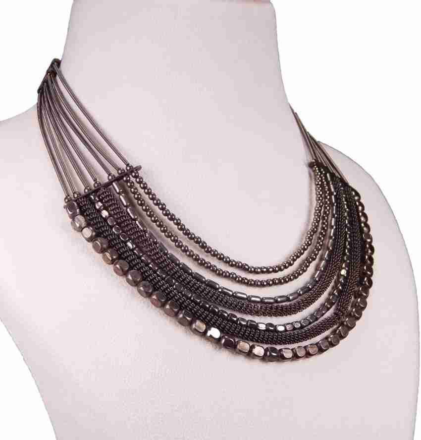 Black metal jewellery deals flipkart